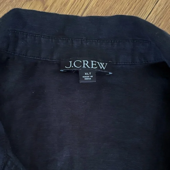 J. Crew Bungalow Popover Linen Dress XLT - Picture 5 of 6